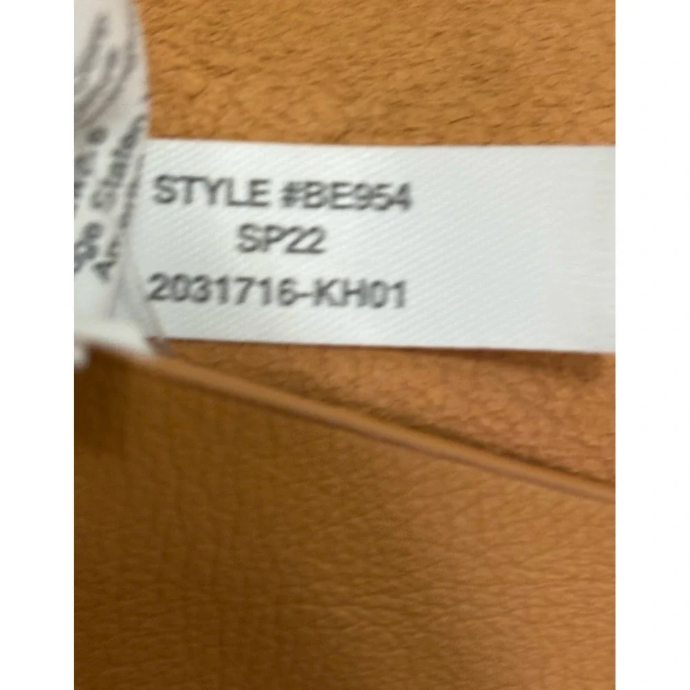 NWT J Crew Lisbon Hobo Tote Bag Brown Tan Leather Purse Shoulder Bag Large BE954